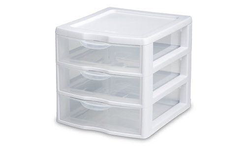 2073 - ClearView™ Small 3 Drawer Unit