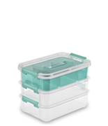 Stack & Carry 3 Layer Handle Box & Tray