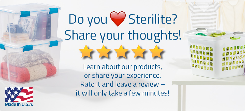 Ratings & Reviews - Sterilite Corporation