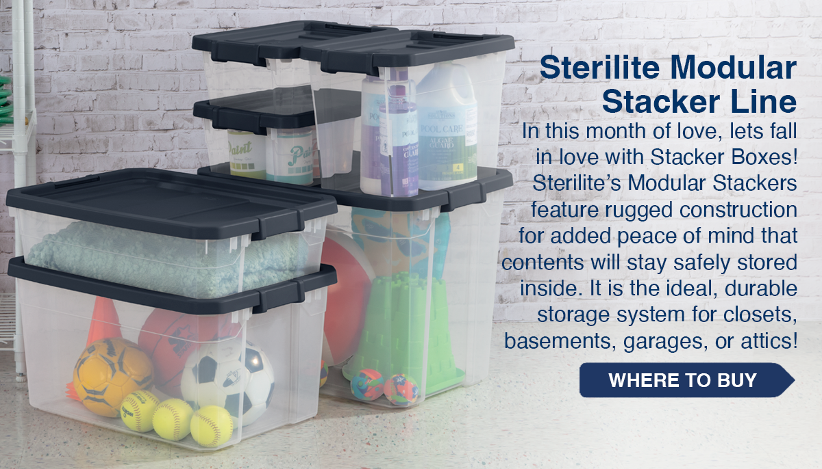 Stack Up the Love! Sterilite