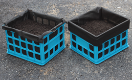 Crate gardening blog