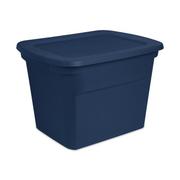 Sterilite 1731 18 Tote Marine Blue 17317408