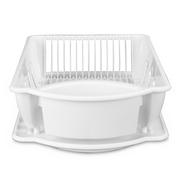 Sterilite 06218006 Dish Drainer And Drainboard 2 Piece Sink Set White: Dish  Drainers & Drain Boards (073149062185-1)