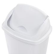 Sterilite 13 Gal Swing Top Lidded Wastebasket Kitchen Trash Can, White (8  Pack), 1 Piece - City Market