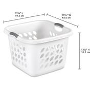 Sterilite 1217 - 1.5 Bushel Ultra™ Square Laundry Basket White 12178006