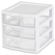 3 Section 24 Tall Sterilite Storage Drawers - Lil Dusty Online