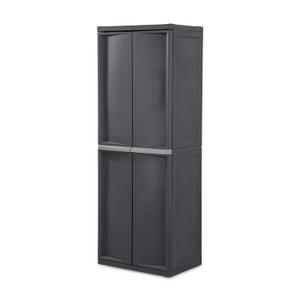 Sterilite 0142 4 Shelf Cabinet Flat