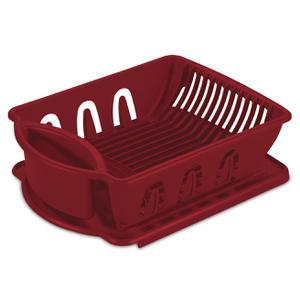 Sterilite Plastic 12 Qt. Dishpan Classic Red