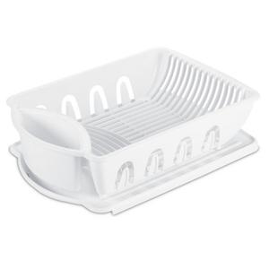 Sterilite Small Portable Rectangle Plastic 8 Qt Dish Pan Basin