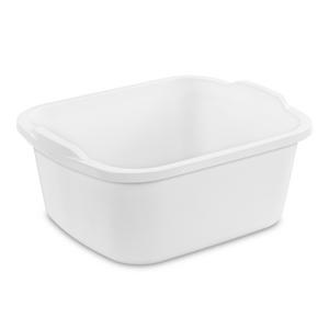 Sterilite 0636 - Small 2 Piece Sink Set White 06368004