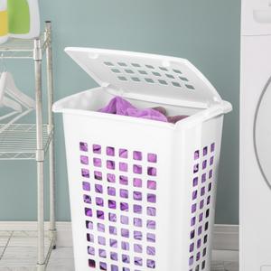 1223  - Rectangular LiftTop Laundry Hamper