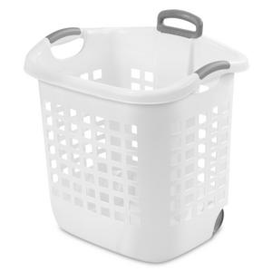 Sterilite 1216 - 2 Bushel Ultra™ Laundry Basket Aqua Chrome 12167906