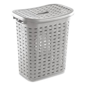 Sterilite 1273 - Tall Weave Basket Cement 12736A06