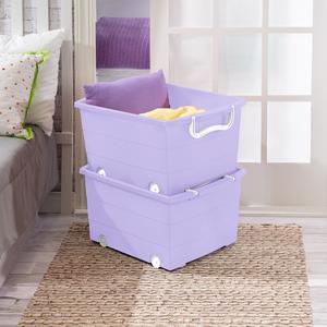 1281  - Your Zone Wheeled Stacking Bin