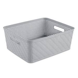 Sterilite Medium Plastic Stackable Storage Organizer Basket Bin, White (10  Pack), 1 Piece - Harris Teeter