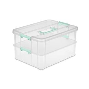 Sterilite Plastic Mini Clip Storage Box Container with Latching Lid, 12  Pack, 12pk - Ralphs