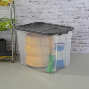 Sterilite 1324 - Short Storage Bin Clear 13248608