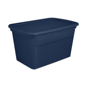 S-1736 Sterilite Plastic Blue Aquarium 30 Gallon Tote Box (case