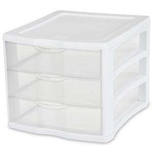 Sterilite 2301 - 16 Qt. Stacking Drawer White 23018006