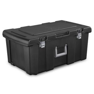 2PCS 40 Gallon Industrial Tote Plastic Storage Bins Wheeled Large