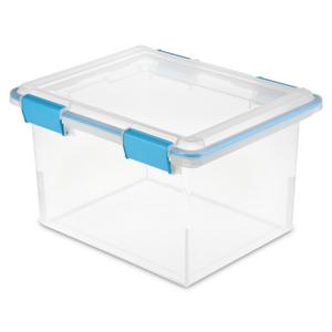 Sterilite 1941 - 7.5 Qt Gasket Box Blue Aquarium 19414306