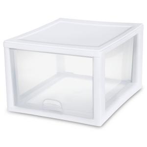 Sterilite ClearView Plastic Small 3 Drawer Desktop Storage Unit, White, 6  Pack, 1 Piece - Gerbes Super Markets