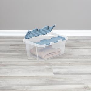 2392  - 20 Quart Hinged Lid Storage Box