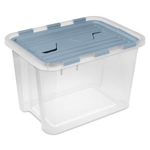 2393 - 30 Quart Hinged Lid Storage Box