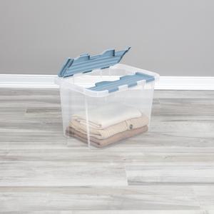 2393  - 30 Quart Hinged Lid Storage Box