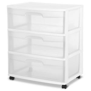 2930 - Wide 3 Drawer Cart