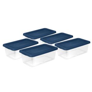 4252 - Set of (5) 6 Qt. Storage Box