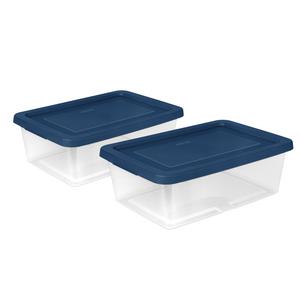 4253 - Set of (2) 12 Qt. Storage Boxes