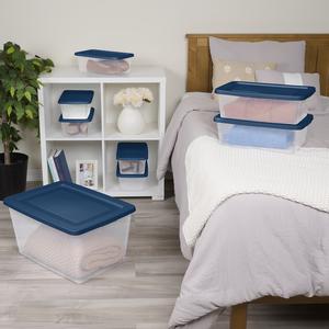 4253  - Set of (2) 12 Qt. Storage Boxes