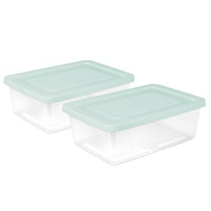 4253 - Set of (2) 12 Qt. Storage Boxes