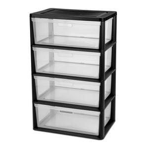 4540 - Wide 4 Drawer Tower
