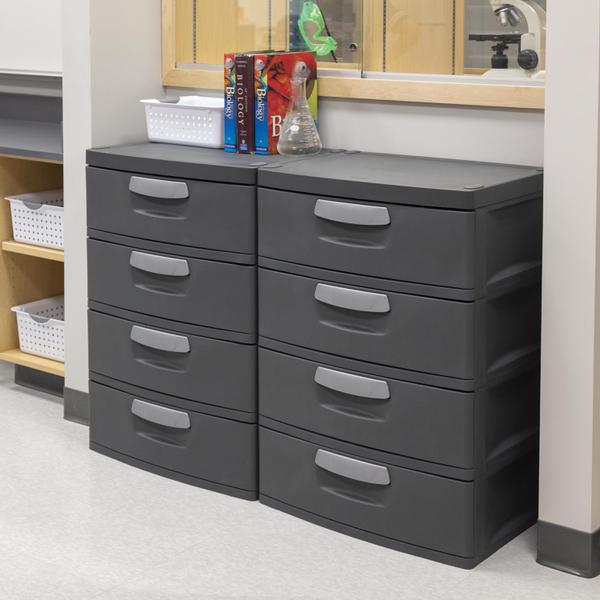 Small Parts Stackable Drawer Units- 2 1/8 High Drawers