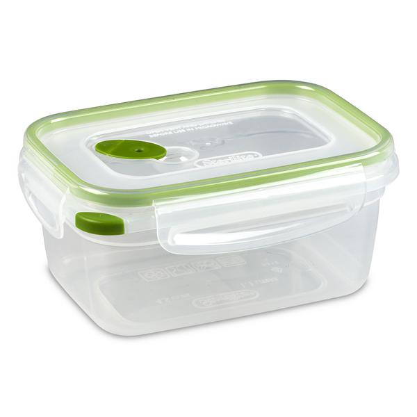  Sterilite Storage Box 13.5 X 8.3 X 4.8, 6 Qt. Clear - Pack  of 4 : Office Products