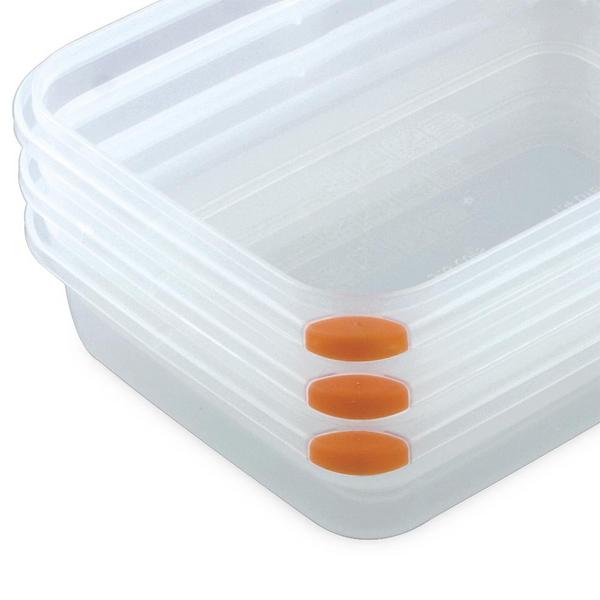 5.8 Sterilite 03211106 UltraSeal Rectangle Food Storage Container Orange 