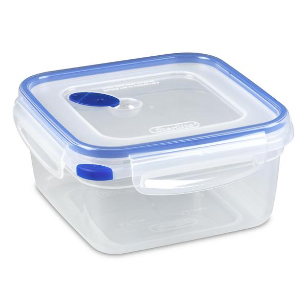 1.1 qt Glass Food Storage Container with Vent Lid 8x6 Meal Prep  Microwavable