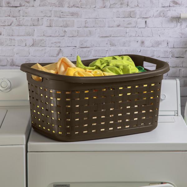 1.75 x 2.7 in, Brown, 24-Pack Mini Woven Baskets with Handles 