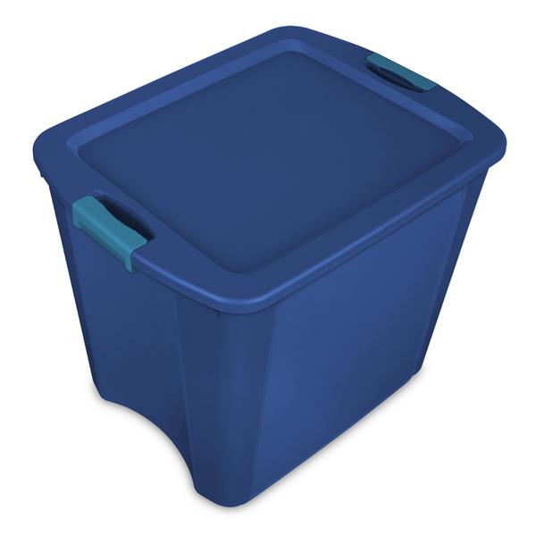 S-1736 Sterilite Plastic Blue Aquarium 30 Gallon Tote Box (case