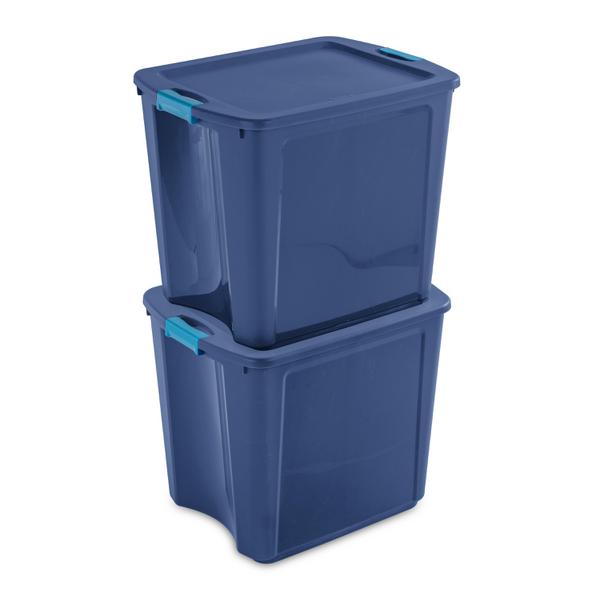 Details about   Sterilite 26 Gallon Latch & Carry Plastic Storage Tote Container Box 8 Pack 