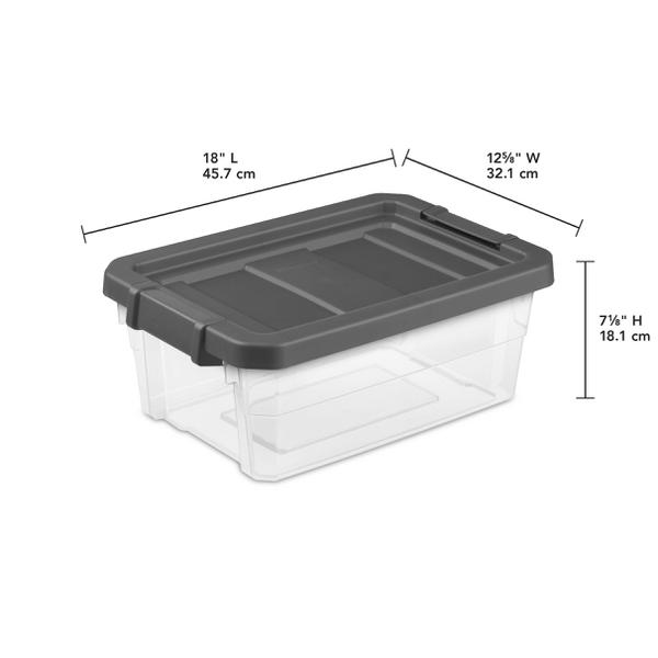Buy Sterilite® 16-Quart Storage Box with Lid Value Pack (Pack of 2