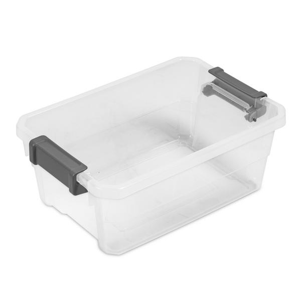 Sterilite 2-Pack 17.6-in W x 13.7-in H x 31.25-in D Flat Gray Plastic  Stackable Bin in the Storage Bins & Baskets department at