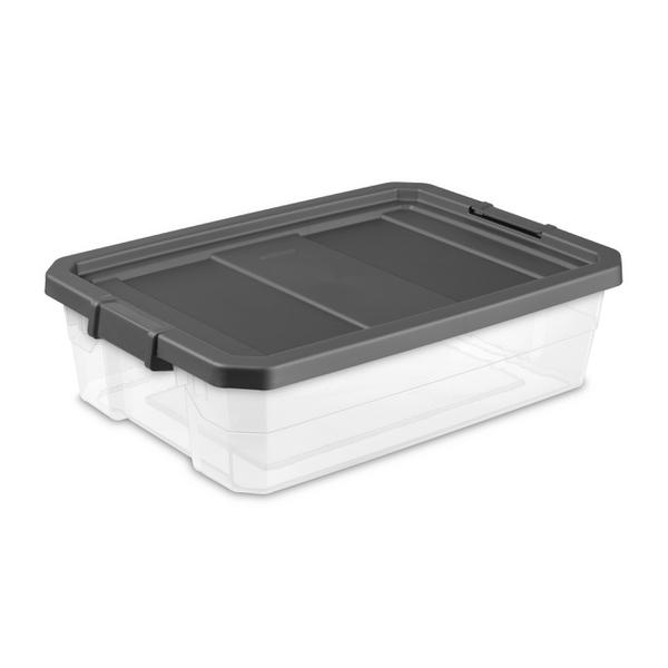 40 Pcs Food Storage Containers with Lids Airtight - Black