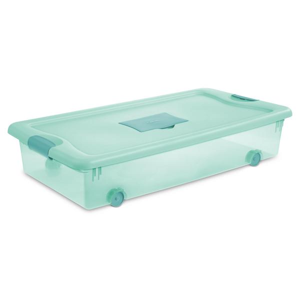 Sterilite 14988004 56 qt Wheeled Latching Box with Hinging Lid, 1 - Smith's  Food and Drug