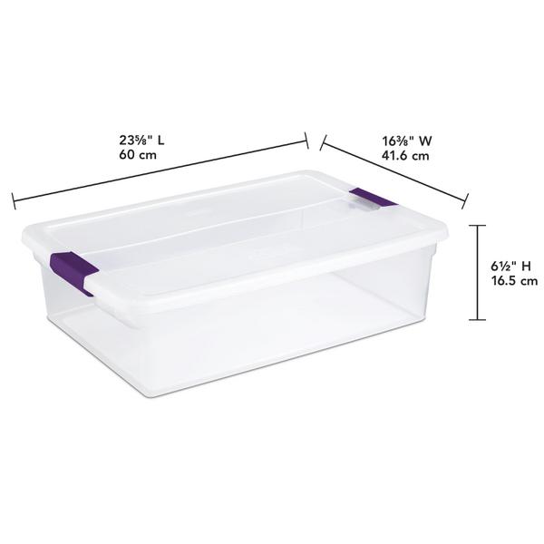 Sterilite 12 Gallon Latch And Carry Storage Tote Box Container : Target