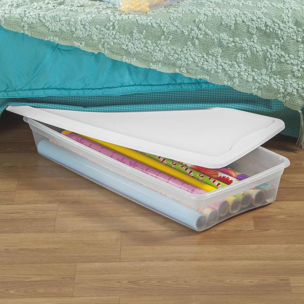 MecTo 3 Pack Clothes Storage Bag Large Capacity Under Bed Storage