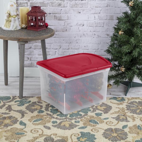 Reviews for Sterilite Clear Ornament Storage Box (45-Ornaments)