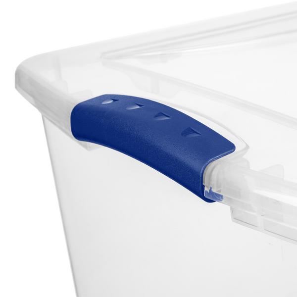Dropship 66 Qt. Ultra™ Storage Box Plastic; Stadium Blue; Set Of 4 to Sell  Online at a Lower Price